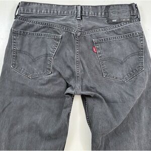 Y2K Levi's 559 Faded Black Jeans Mens 33x32 Relaxed Fit Straight 100% Cotton EUC